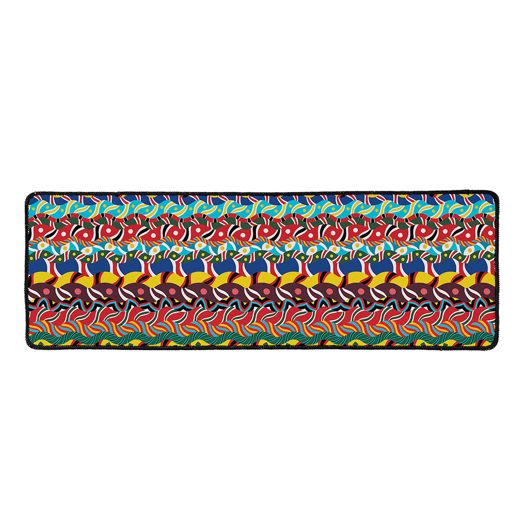 Afro African Ethnic Pattern Print Long Kitchen Mat