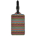 Afro African Ethnic Pattern Print Luggage Tag