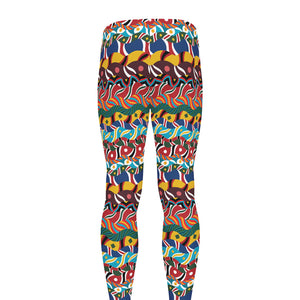 Afro African Ethnic Pattern Print Men's leggings