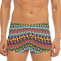 Afro African Ethnic Pattern Print Men's Short Boxer Briefs
