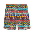 Afro African Ethnic Pattern Print Men's Athletic Shorts