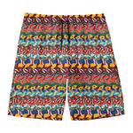 Afro African Ethnic Pattern Print Men's Swim Trunks