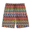 Afro African Ethnic Pattern Print Men's Swim Trunks