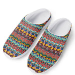 Afro African Ethnic Pattern Print Mesh Casual Shoes