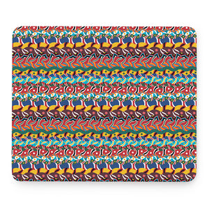 Afro African Ethnic Pattern Print Mouse Pad