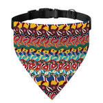 Afro African Ethnic Pattern Print Over The Collar Dog Bandana