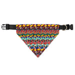 Afro African Ethnic Pattern Print Over The Collar Dog Bandana