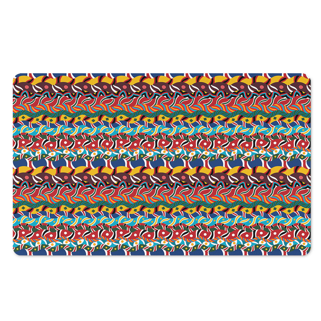 Afro African Ethnic Pattern Print Polyester Doormat