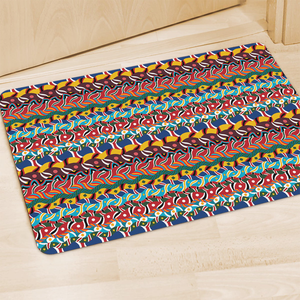 Afro African Ethnic Pattern Print Polyester Doormat