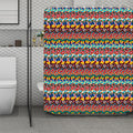 Afro African Ethnic Pattern Print Polyester Shower Curtain