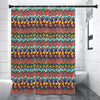 Afro African Ethnic Pattern Print Premium Shower Curtain