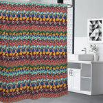 Afro African Ethnic Pattern Print Premium Shower Curtain