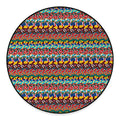 Afro African Ethnic Pattern Print Round Floor Mat