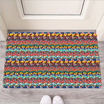 Afro African Ethnic Pattern Print Rubber Doormat