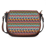 Afro African Ethnic Pattern Print Saddle Bag