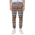Afro African Ethnic Pattern Print Joggers