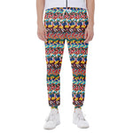 Afro African Ethnic Pattern Print Scuba Joggers