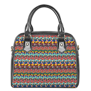 Afro African Ethnic Pattern Print Shoulder Handbag