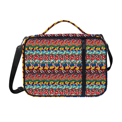 Afro African Ethnic Pattern Print Shoulder Strap Bible Bag