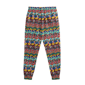 Afro African Ethnic Pattern Print Sweatpants