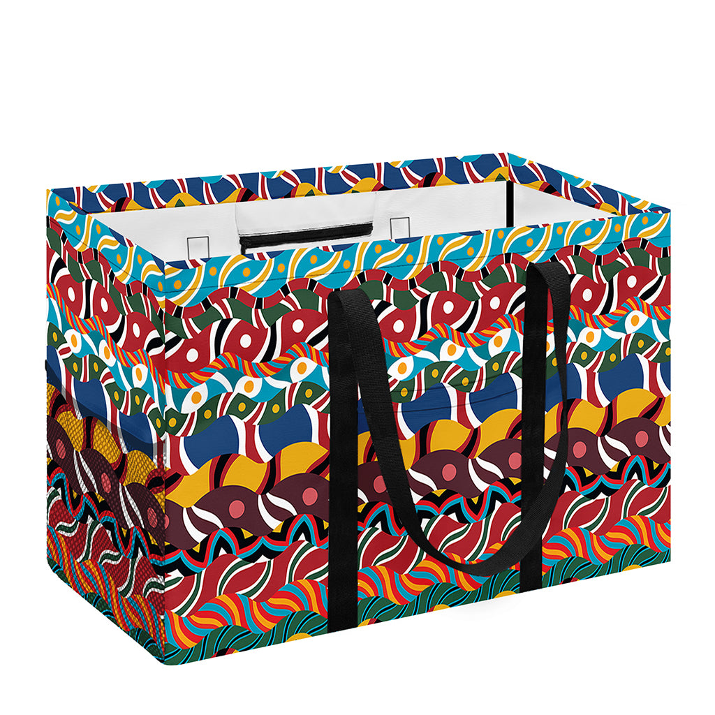 Afro African Ethnic Pattern Print Utility Tote Bag