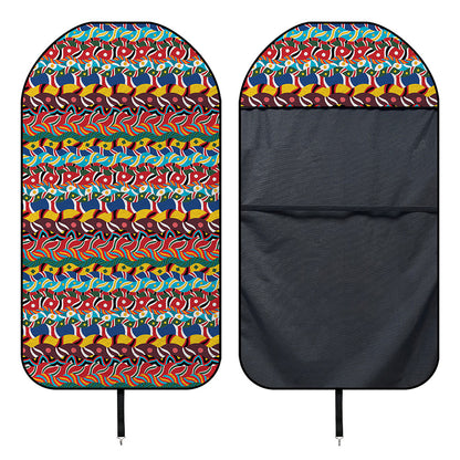 Afro African Ethnic Pattern Print Waterproof Car Seat Cover