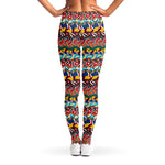 Afro African Ethnic Pattern Print Women's Leggings