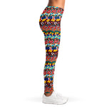 Afro African Ethnic Pattern Print Women's Leggings