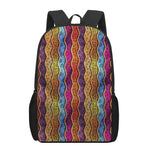 Afro Ethnic Inspired Print 17 Inch Backpack