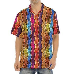 Afro Ethnic Inspired Print Aloha Shirt