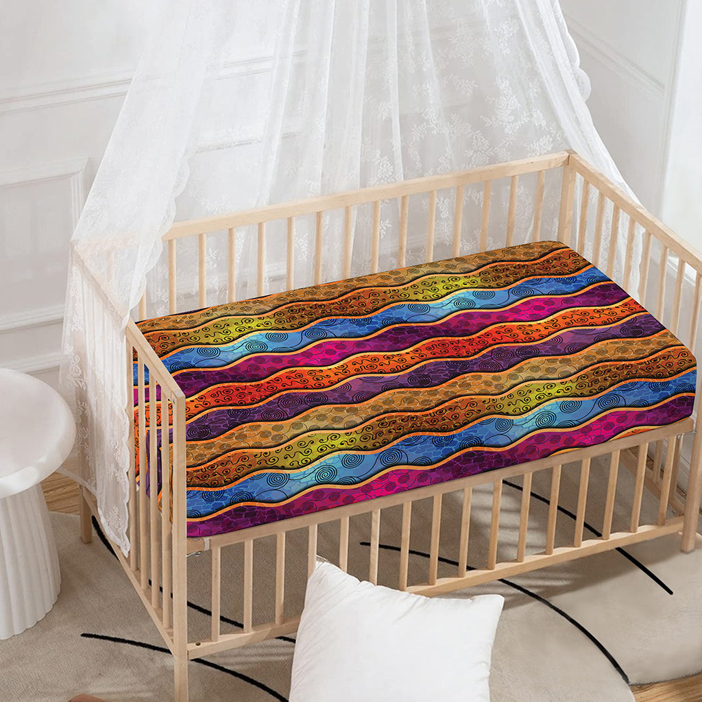 Afro Ethnic Inspired Print Baby Crib Sheet