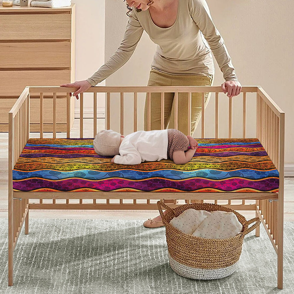 Afro Ethnic Inspired Print Baby Crib Sheet
