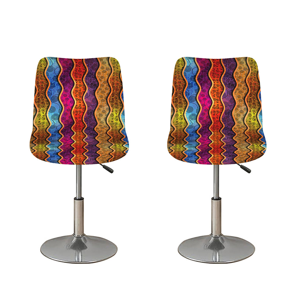 Afro Ethnic Inspired Print Bar Stool Covers