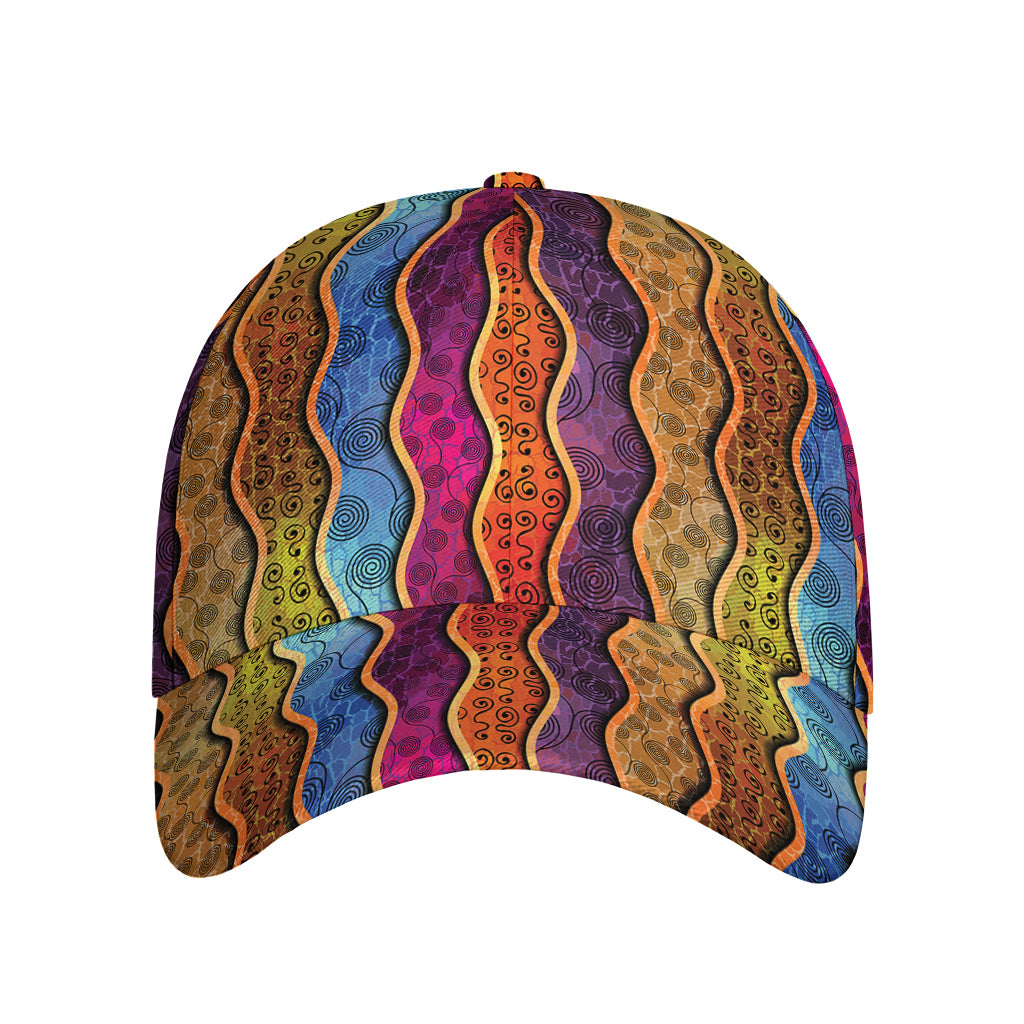 Afro Ethnic Inspired Print Baseball Cap