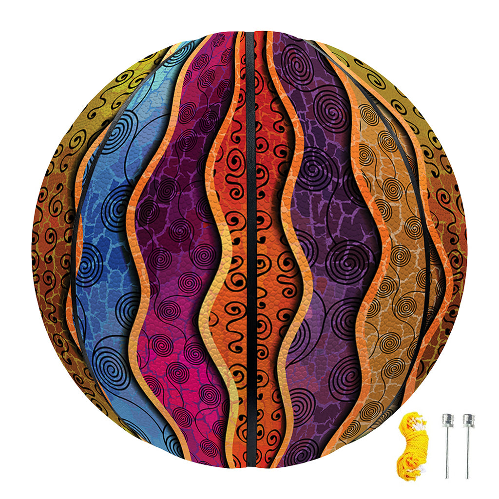 Afro Ethnic Inspired Print Basketball