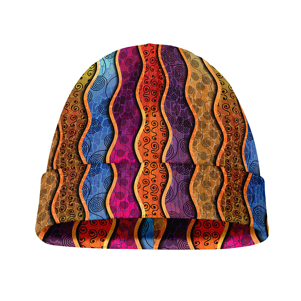 Afro Ethnic Inspired Print Beanie