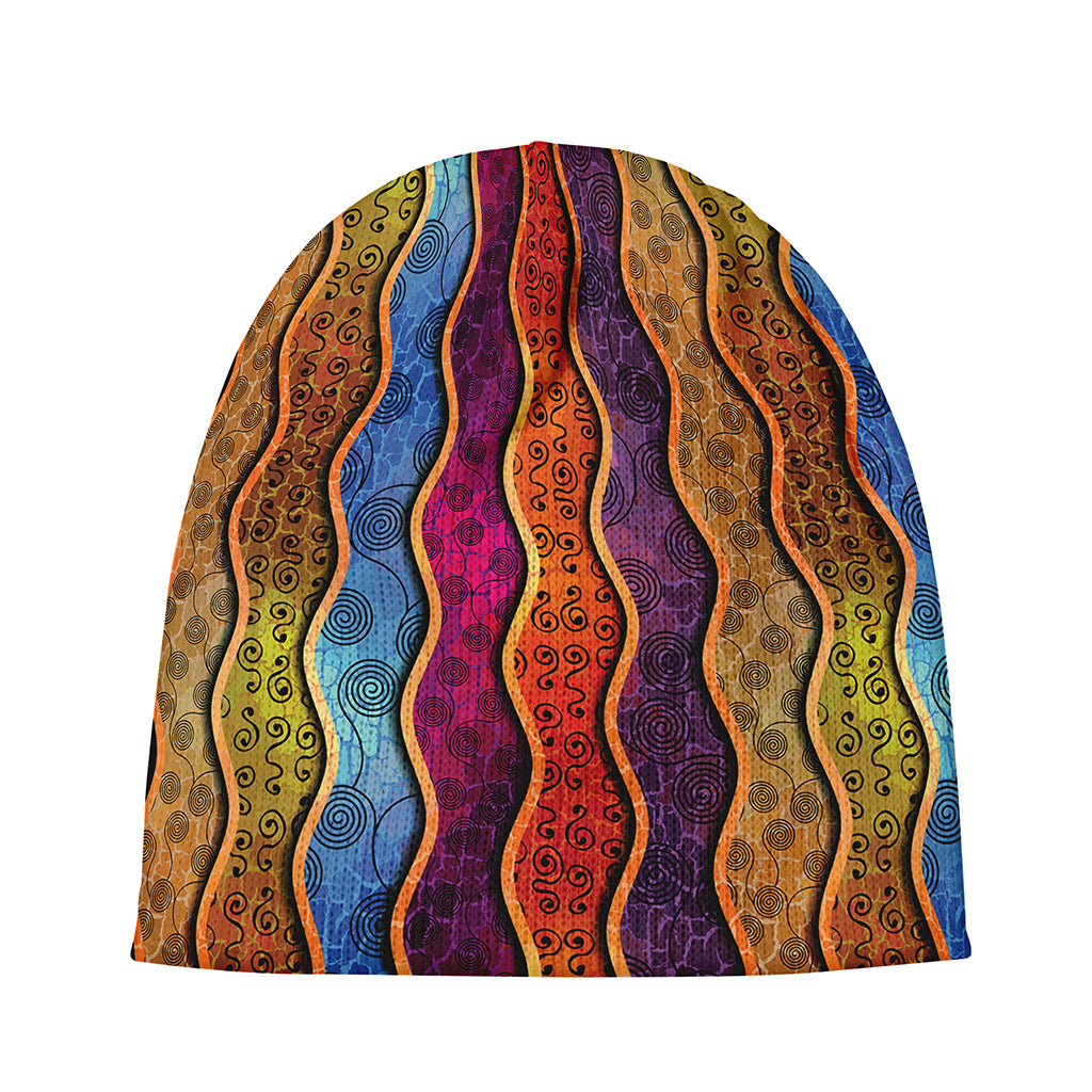 Afro Ethnic Inspired Print Beanie