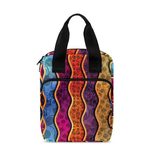 Afro Ethnic Inspired Print Bible Tote Bag