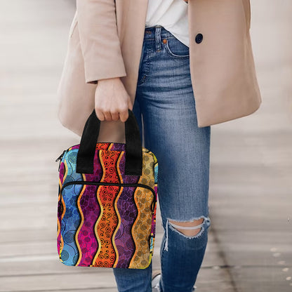 Afro Ethnic Inspired Print Bible Tote Bag