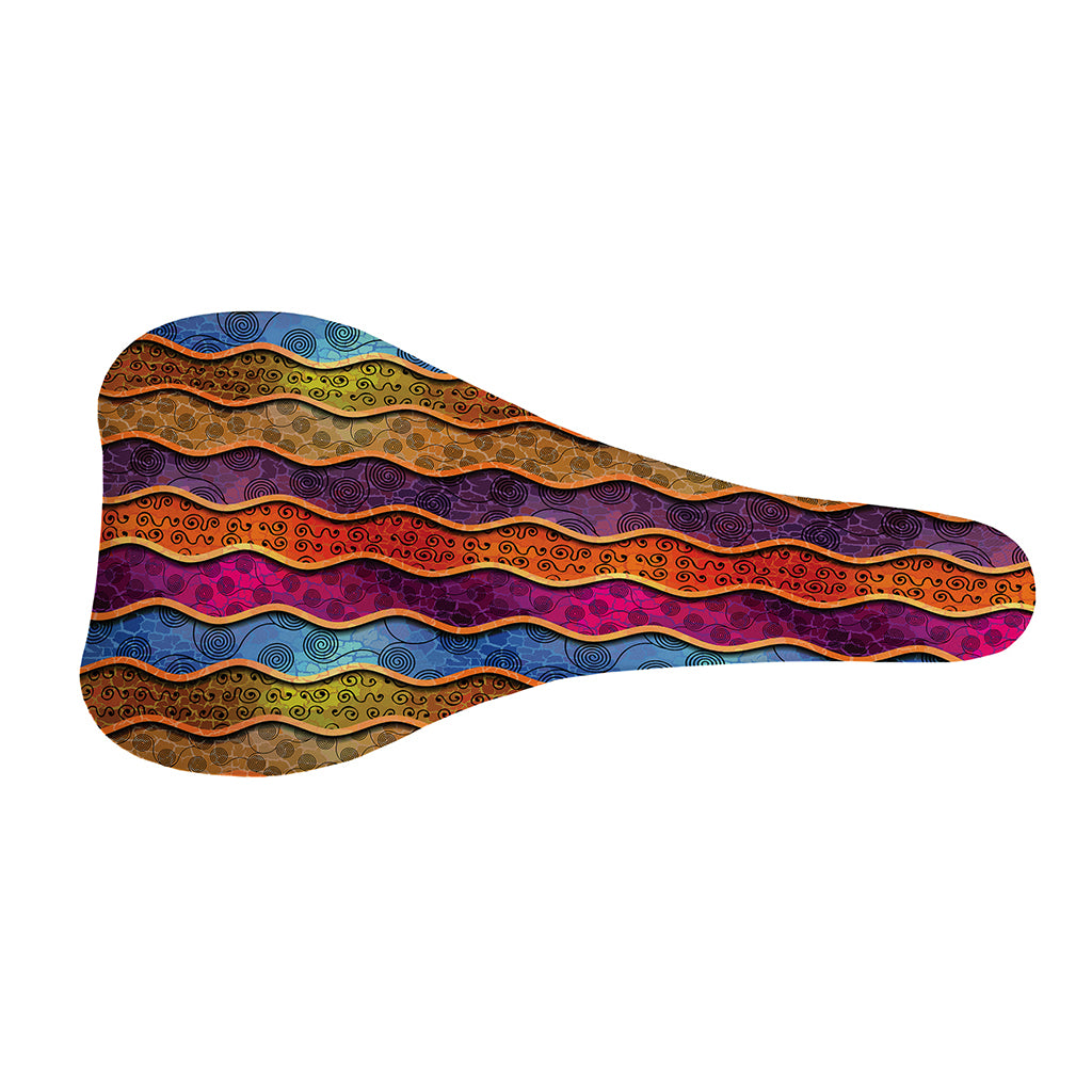 Afro Ethnic Inspired Print Bicycle Seat Cover