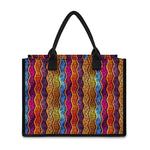 Afro Ethnic Inspired Print Canvas Tote Bag