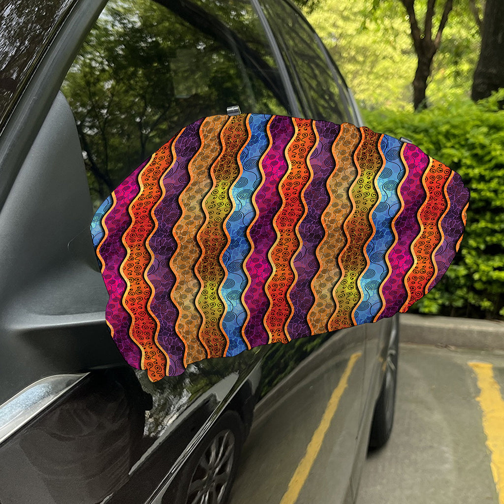 Afro Ethnic Inspired Print Car Side Mirror Covers