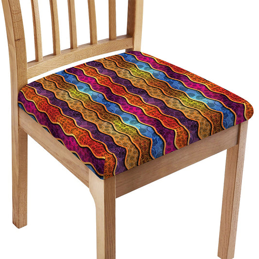 Afro Ethnic Inspired Print Chair Cushion Cover