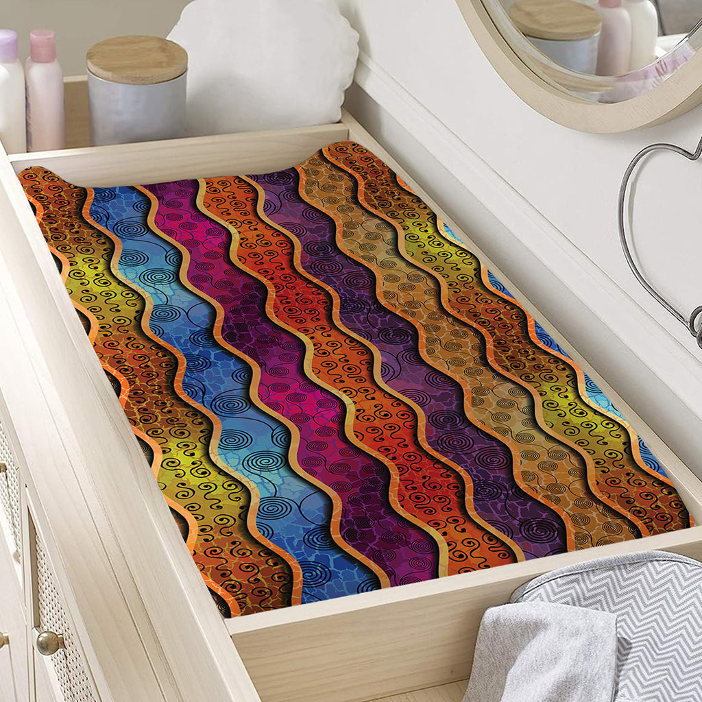 Afro Ethnic Inspired Print Changing Pad Cover