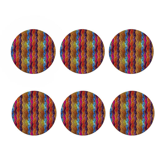 Afro Ethnic Inspired Print Coaster Set