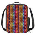 Afro Ethnic Inspired Print Crossbody Lunch Bag