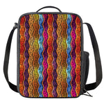 Afro Ethnic Inspired Print Crossbody Lunch Bag