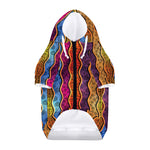 Afro Ethnic Inspired Print Dog Zip Up Hoodie