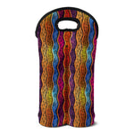Afro Ethnic Inspired Print Double Neoprene Wine Tote