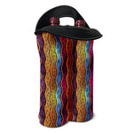 Afro Ethnic Inspired Print Double Neoprene Wine Tote